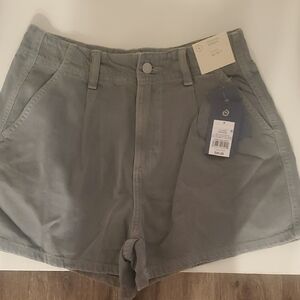 Universal Thread High Waist Shorts in Olive Gray